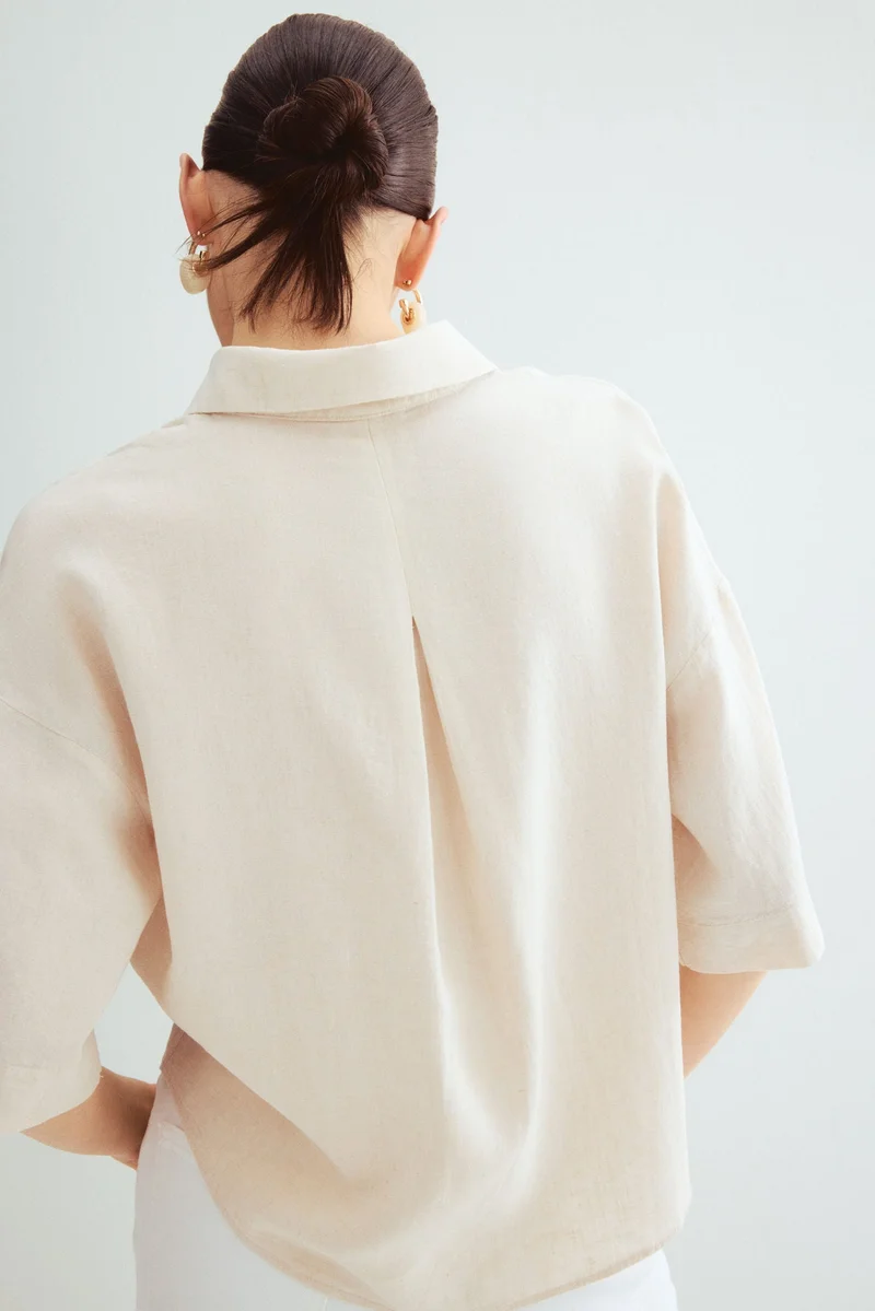 H&M Linen-blend shirt