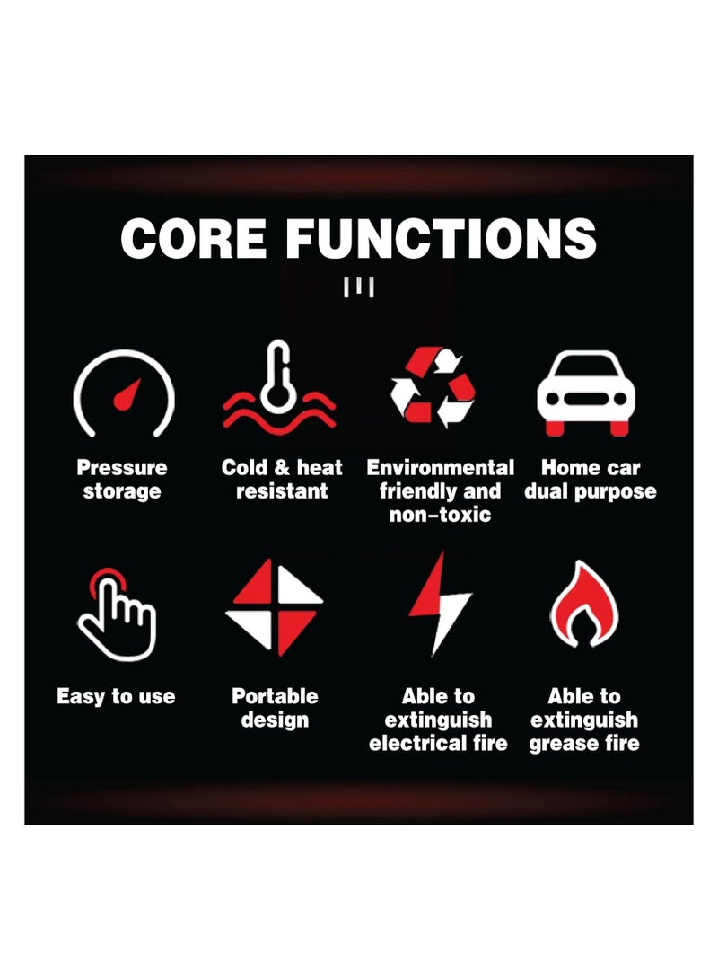 Portable Lightweight 5 in 1 Fire Spray  Car Fire Extinguisher,Stay Safe 5-in-1 Fire Extinguisher, Extinguishing Water Based Spray,For Home, Kitchen,Car, Garage,Boat,Easy to Carry,1000ml, Pack of 1 - Image 2