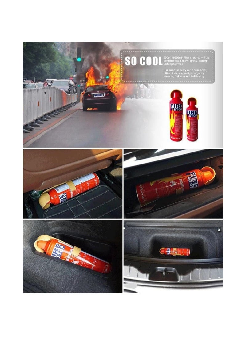 Portable Lightweight 5 in 1 Fire Spray  Car Fire Extinguisher,Stay Safe 5-in-1 Fire Extinguisher, Extinguishing Water Based Spray,For Home, Kitchen,Car, Garage,Boat,Easy to Carry,1000ml, Pack of 1 - Image 4