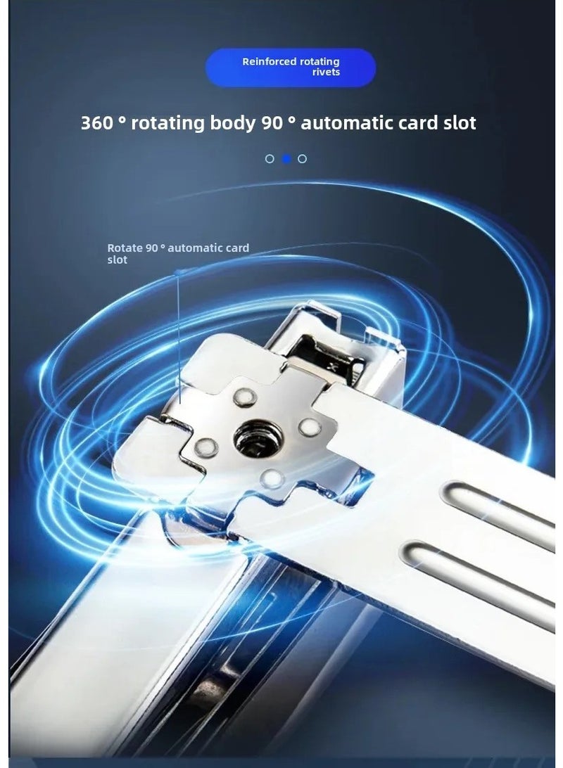 360 Degree Rotating Stapler Head Desktop Staples for Office Stationery School Home - Image 4