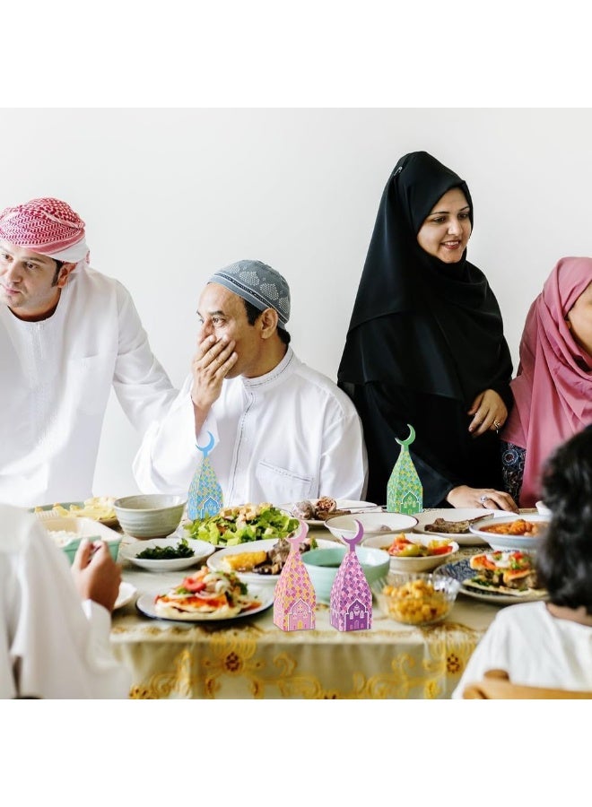 12 علبة حلوى عيد مبارك - علب هدايا رمضانية إسلامية وحلويات لحفلات المسلمين - Image 5