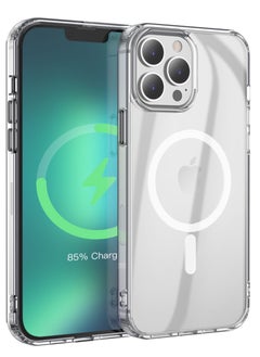 hoco. Magnetic series airbag anti-fall protective shell for iPhone 13 Pro Max transparent  - Image 1