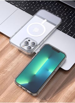 hoco. Magnetic series airbag anti-fall protective shell for iPhone 13 Pro Max transparent  - Image 5
