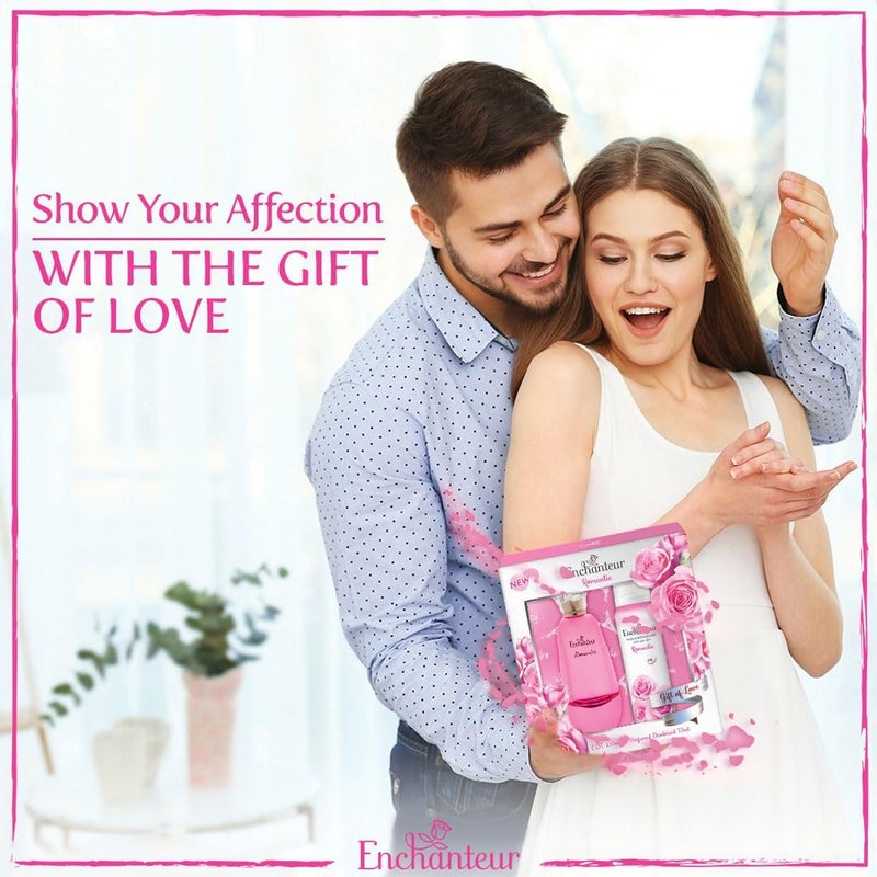 Enchanteur Giftpack Romantic EDT 100ml + Perfumed Deodorant 75ml - Image 4