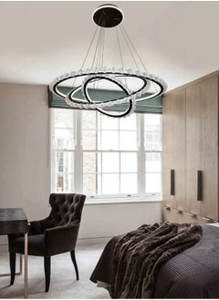 Generic Ceiling chandelier with black pendant lights Round ring-shaped  - Image 2