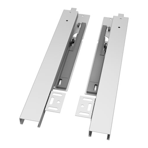 VADANIA 14" Undermount Drawer Slide, Soft Close, Bottom Mounted & Bottom Support, 88 lb Load Capacity, 3-Fold Full Extension, Invisible Drawer Slies,1 Pair(2-Pack) - Image 1