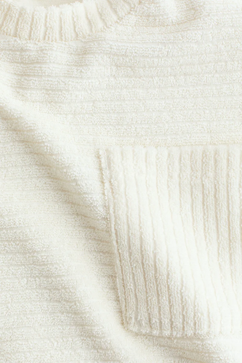 اتش اند ام طقم من قطعتين من قماش تيري المرن