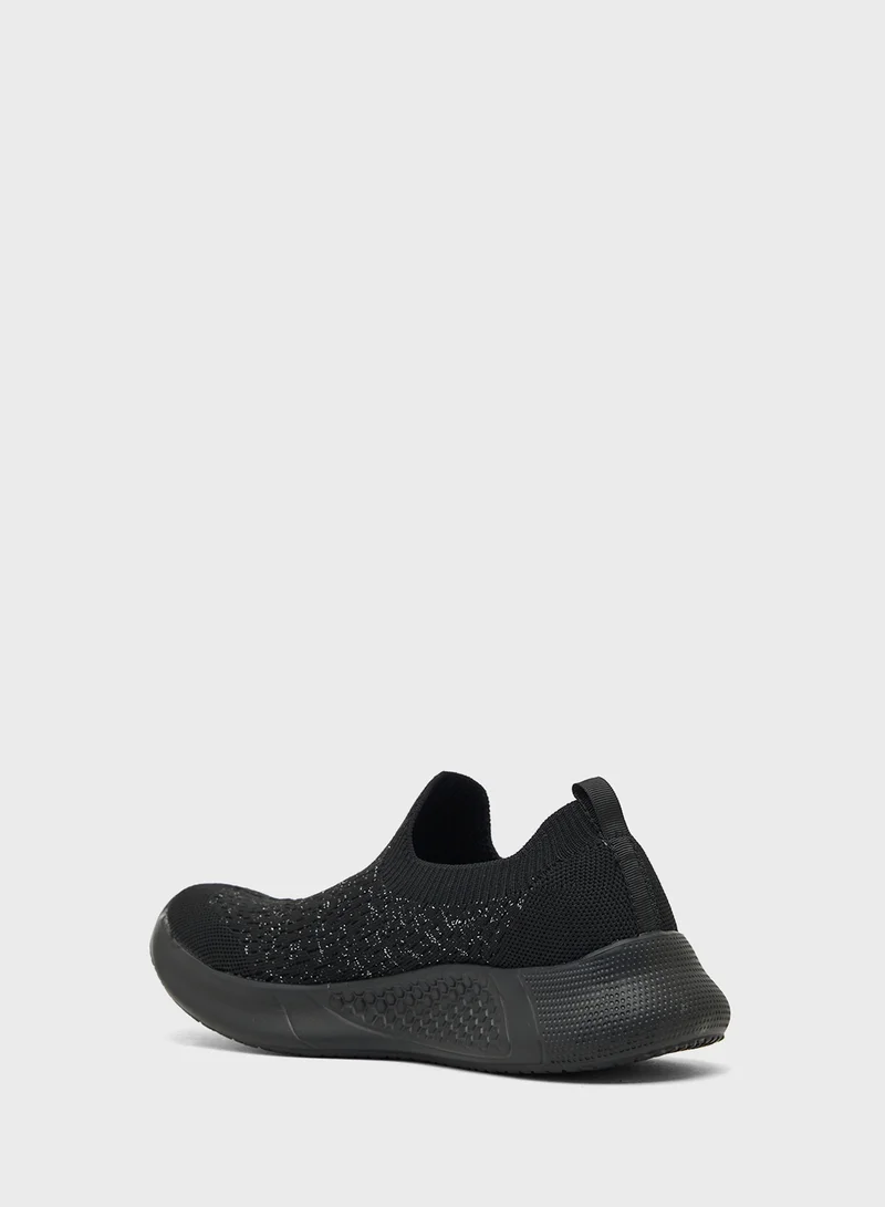 Ginger Knitted Pull On Sneaker