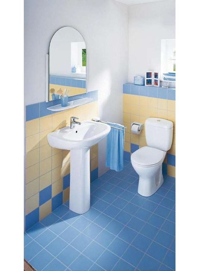 ديورافيت مرحاض ديورابلس  أرضى بدون دوش 355*645  مللى ، صرف رأسى ، سيراميك أبيض - Image 2