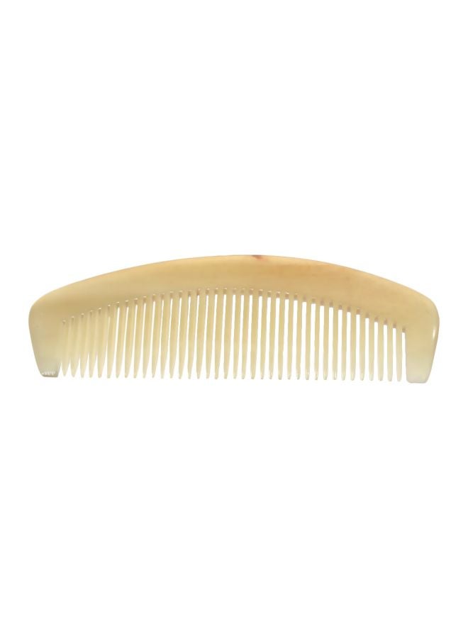 kilofly Genuine No Static Natural Sheep Horn Comb [Set of 2] + Carrying Pouch - Image 2