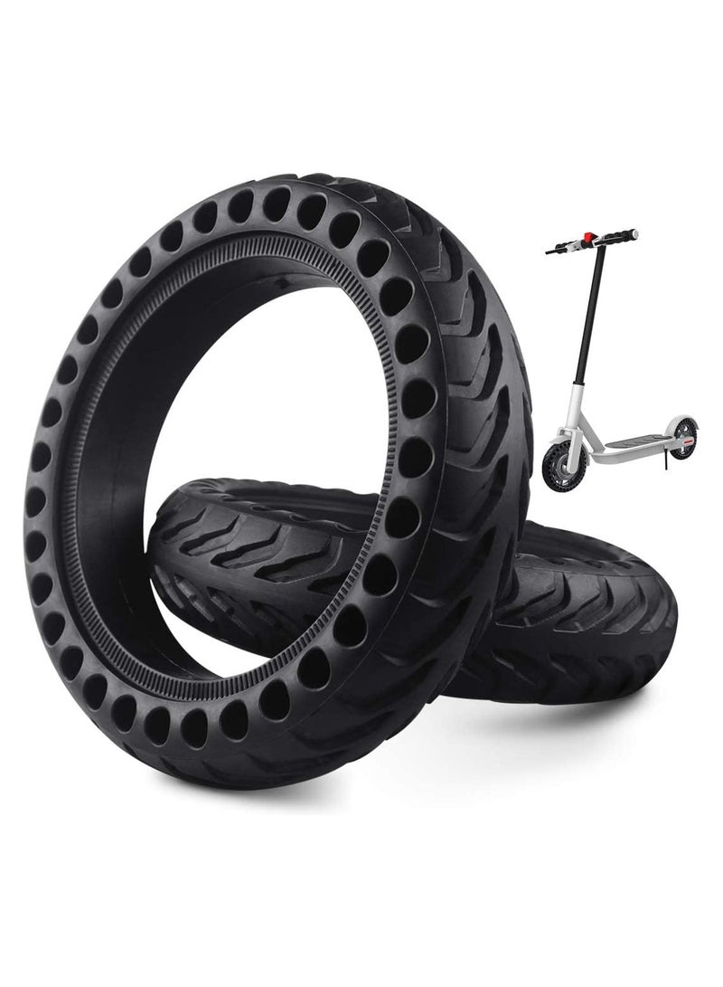 For XIAOMI Mi Scooter Tires, Electric Scooter Tire Honeycomb Design, 8.5In Rubber Solid Tire Front/Rear