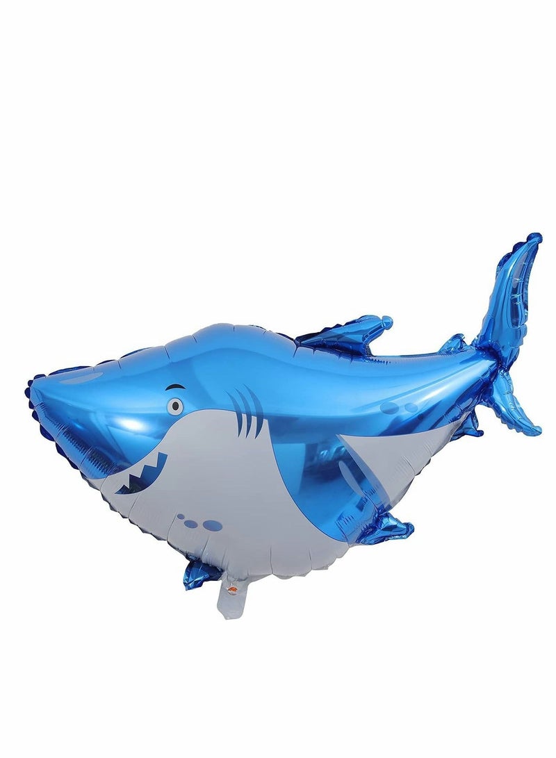 واي آند دي Large Sea Animal Balloons Cartoon Horse Starfish Octopus Shark Tropical Fish for Kids Birthday Party Decoration Supplies Ocean Themed Decorations, Baby Shower(5 Pack) - Image 4
