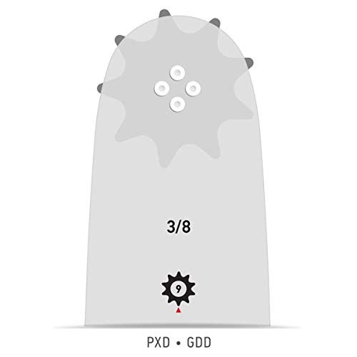 Oregon Chainsaw Guide Bar & Chain Combo, AdvanceCut Replacement for Saw Chains, with Low Kickback Chain, Bar Length 20" (50cm), 3/8" Pitch, 0.050" Gauge, 70 Drive Links (27850) - Image 3