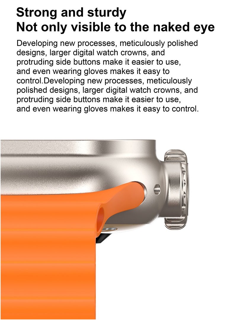 AROAQ - T900 Ultra 2 GS Big 2.3 Infinite Display Series 9 Super Fast Ultra Smartwatch White - Image 1
