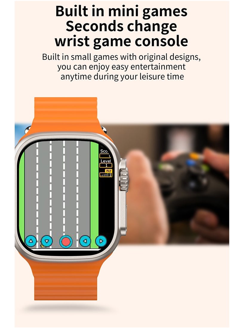 AROAQ - T900 Ultra 2 GS Big 2.3 Infinite Display Series 9 Super Fast Ultra Smartwatch White - Image 1