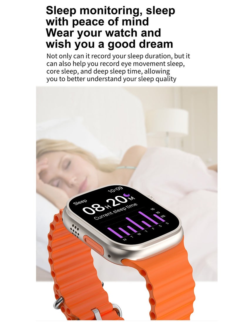 AROAQ - T900 Ultra 2 GS Big 2.3 Infinite Display Series 9 Super Fast Ultra Smartwatch White - Image 1
