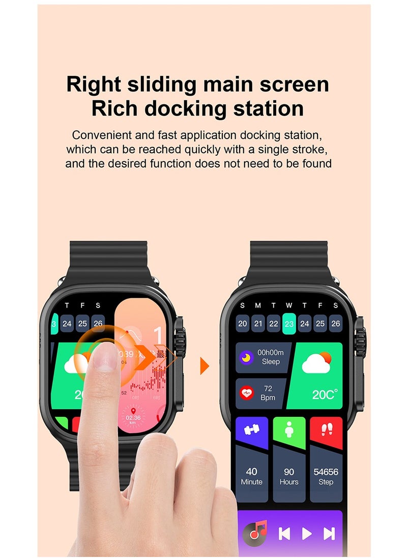 AROAQ - T900 Ultra 2 GS Big 2.3 Infinite Display Series 9 Super Fast Ultra Smartwatch White - Image 1