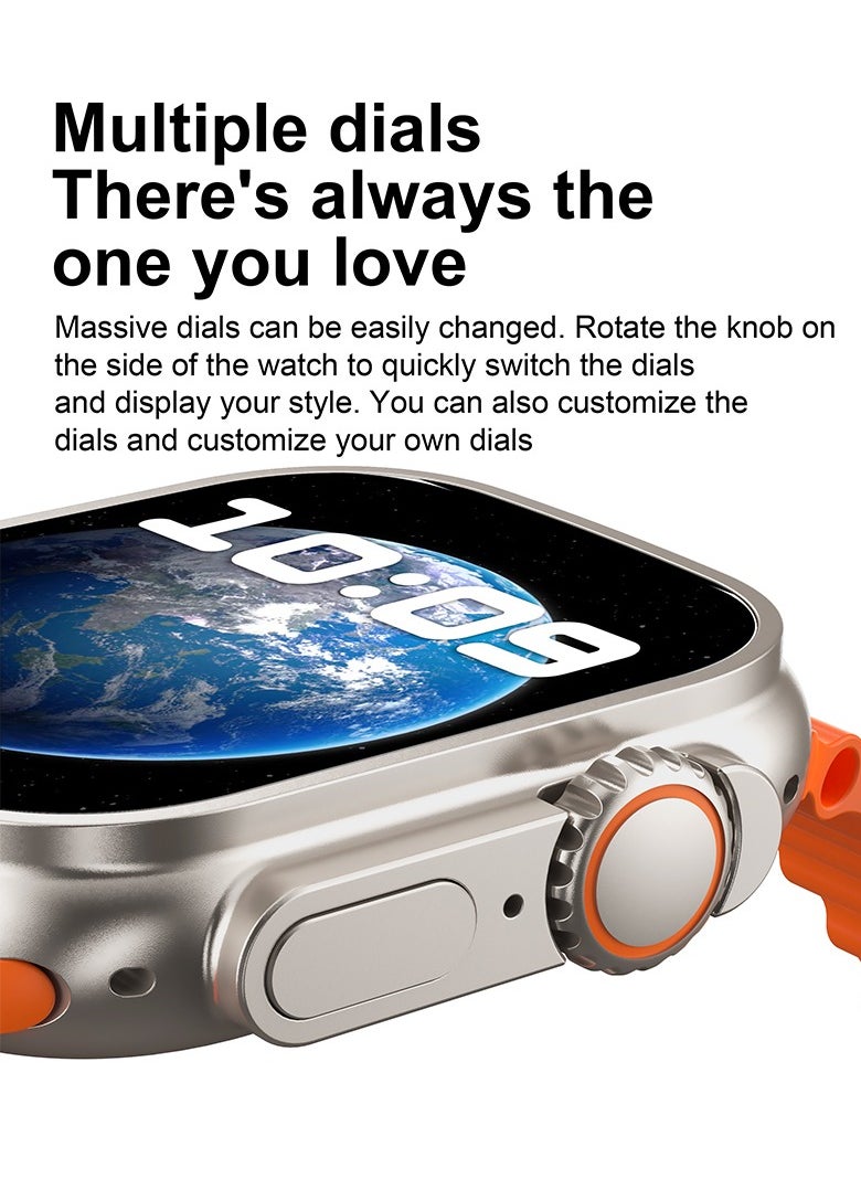 AROAQ - T900 Ultra 2 GS Big 2.3 Infinite Display Series 9 Super Fast Ultra Smartwatch White - Image 1