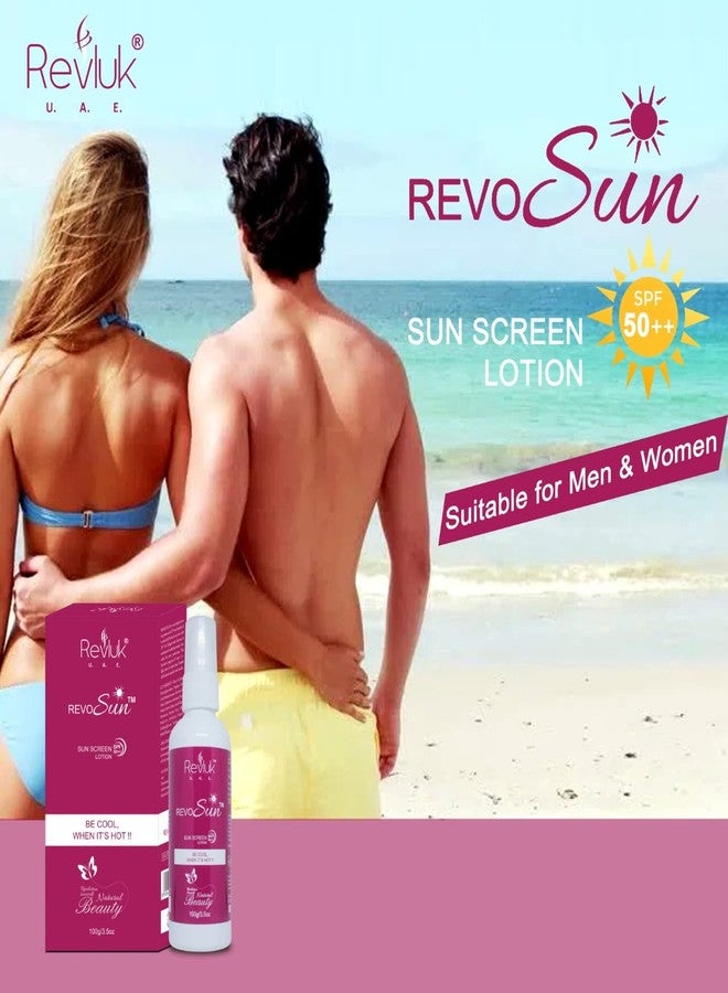 Revluk Revosun spf 50++ Sunscreen Lotion - for Oily or Acne prone skin, Very Water Resistant, Paraben & Sulphate free, 100g - Image 5