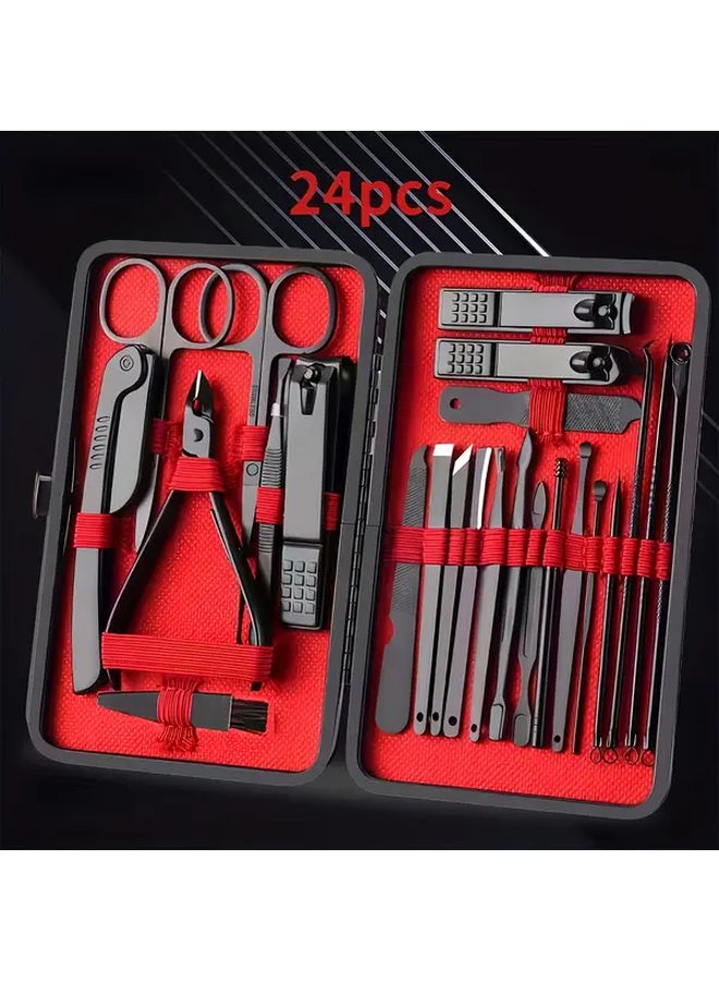 10 قطع من أدوات العناية بالأظافر من الفولاذ المقاوم للصدأ مقاومة للصدأ وحادة ومقاومة للتناثر - Image 4