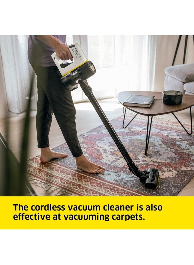 KARCHER VC 4 Cordless myHome Vacuum Cleaner – Lightweight 2-in-1 Stick & Handheld Vacuum with Power Lock, 30-Min Runtime, Wall Mount & 3-Stage Bagless Filter System 0.65 L 21.6 W 11986310.0 White - Image 3
