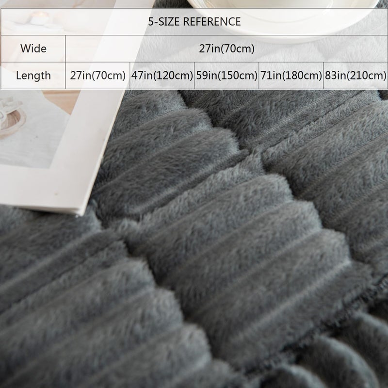 Gumfolk Pet Couch Covers for Sofa Slipcovers Couch Protector for Dogs Washable Cushion Cover, Sofa Pad Blanket Furniture, Dark Grey, 27in*47in - Image 3