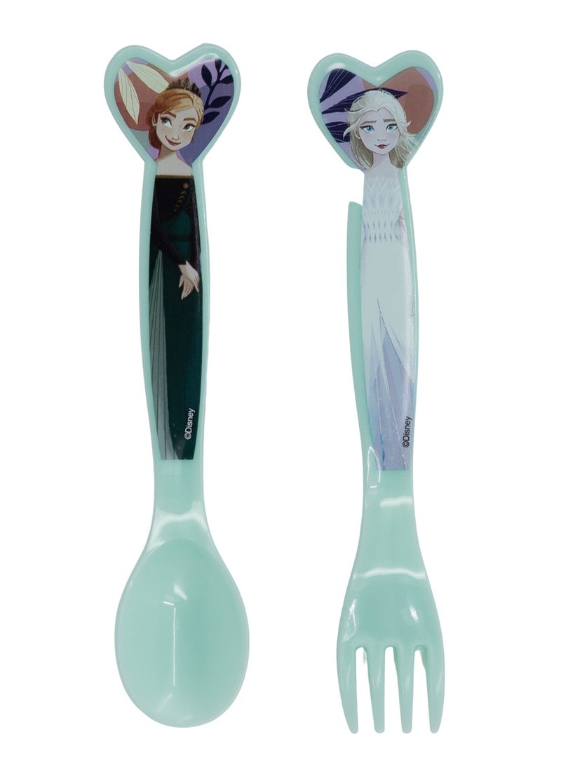 STOR 2 PCS PP CUTLERY SET FROZEN ICE MAGIC - Image 1
