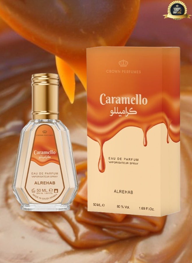 Alrehab 3 Pieces Caramello Perfume 50ML - Image 2
