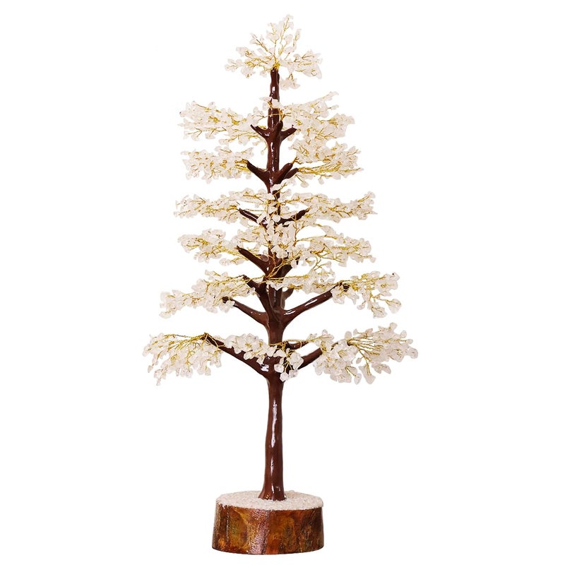 Shubhanjali Shubhanjali Clear Quartz Crystal Tree Big 1500 Beads Home Decoration Items for Living Room Showpieces Home Dcor Christmas Decorative Items  - Image 5