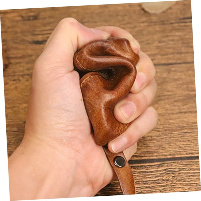 Genuine Leather Key Case Pouch With Zipper 5pcs Set For Organized Storage Stylish Everyday Use - Image 4
