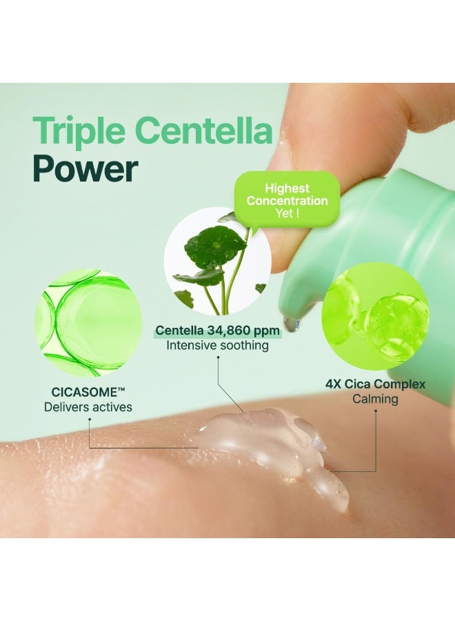 PURITO مصل بوريتو كينتيللا غير معطر، كينتيللا الكورية، لجميع أنواع البشرة، أمبولة، مهدئ، مصل الوجه للوجه، العناية الكورية بالبشرة، 60 مل 2fl.oz - Image 3