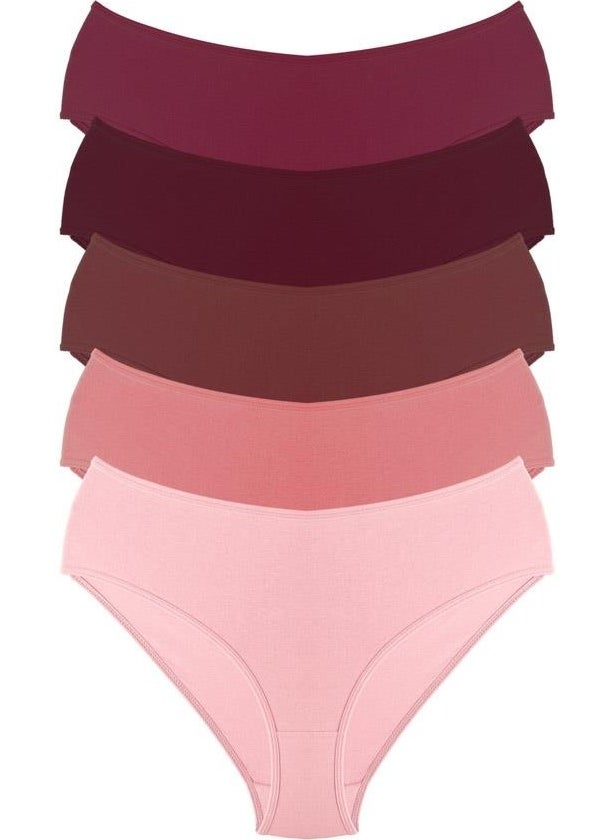 COTTONHILL Cotton Wide Edged Bato Panties 5-Pack-2  - Image 1