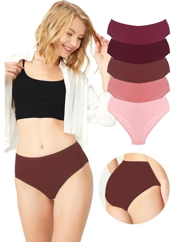 COTTONHILL Cotton Wide Edged Bato Panties 5-Pack-2  - Image 5