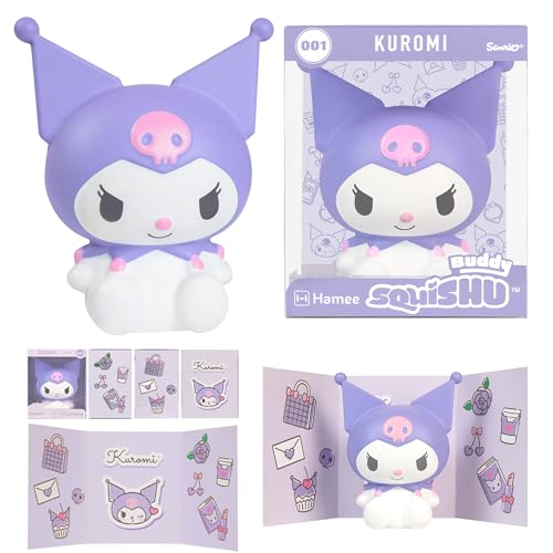 Hamee SquiSHU Buddy Hello Kitty and Friends Kuromi Cute Birthday Gift Official Merchandise Toys for Kids Adult Model Jumbo Squishy for Collectors - Image 1