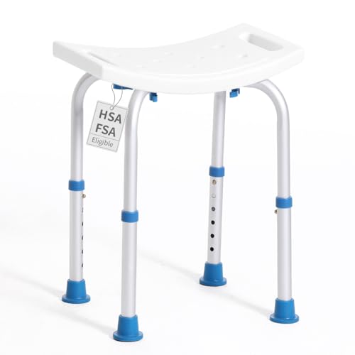 Souheilo FSA/HSA Eligible Shower Chair for Inside Shower, Shower Stool for Insidetub, Tool-Free Assembly Shower Seat for Bathtub, Shower Bath Chairs for Seniors/Disabled by SOUHEILO - Image 1