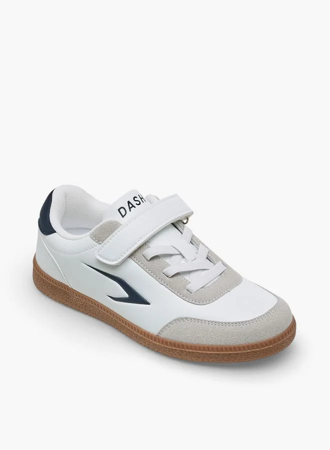 Dash Boys Hook & Loop Low Top Sneakers