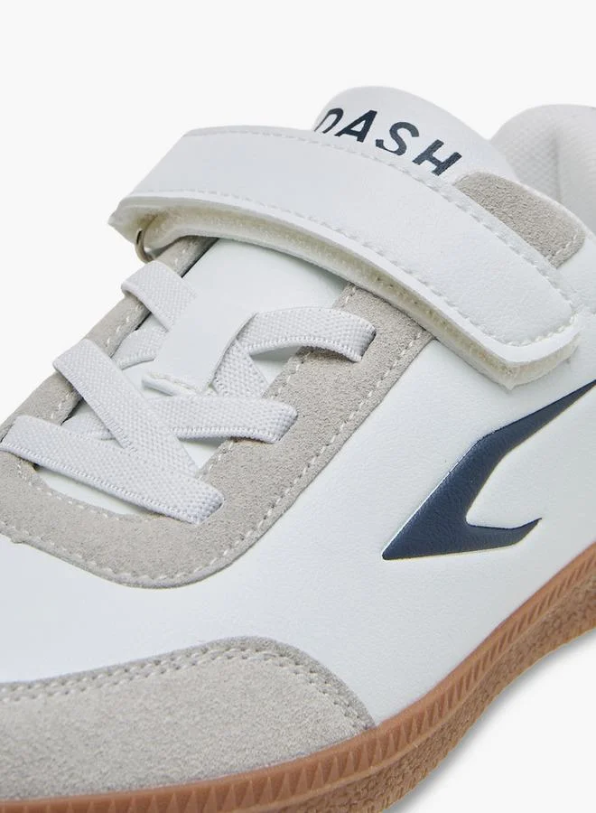 Dash WHITE Boys Hook & Loop School Sports Shoes for Men | Best Price UAE