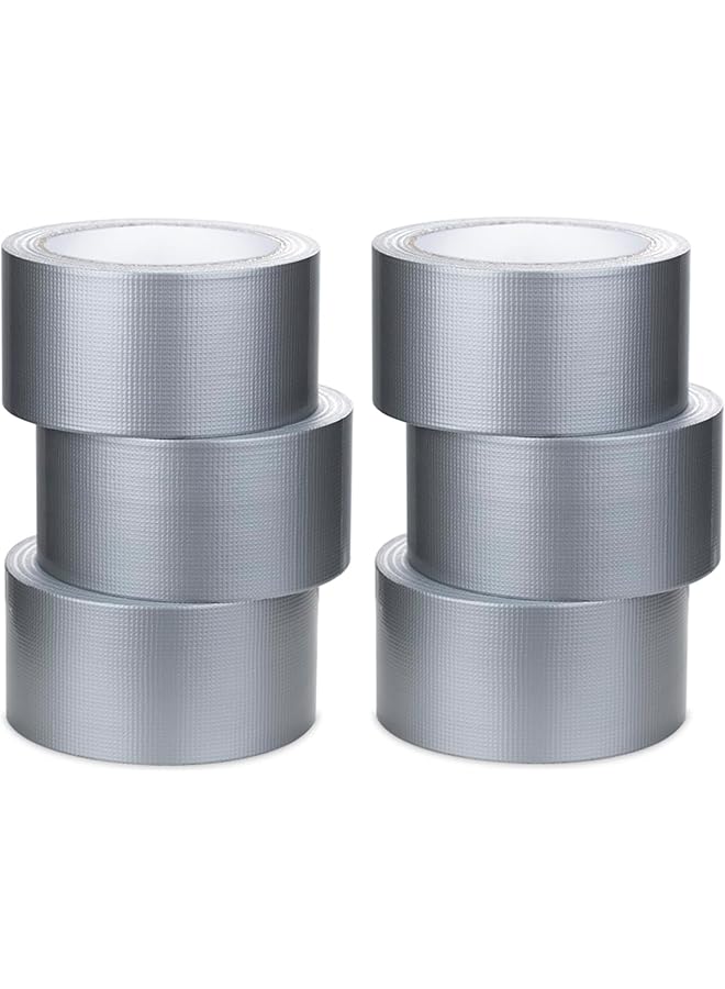PROMASS Pack Of 6 promass Heavy Duty Duct Tape (2 Inch/48MM Width X 45 Metres/150 Feet) Waterproof Adhesive Tape Great for General-Purpose Use, Home repairing, DIY work, Auto repair and Outdoor activities - Image 1