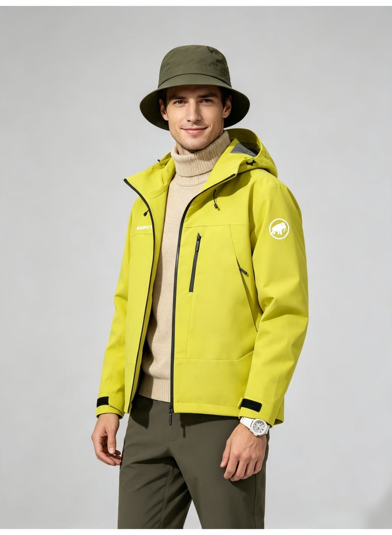 Mammut Men's and women's outdoor jacket windproof waterproof hooded mountaineering jacket - Image 4