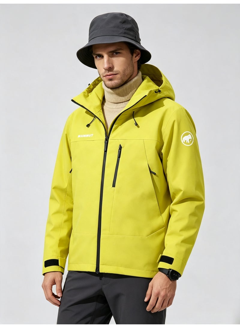 Mammut Men's and women's outdoor jacket windproof waterproof hooded mountaineering jacket - Image 1