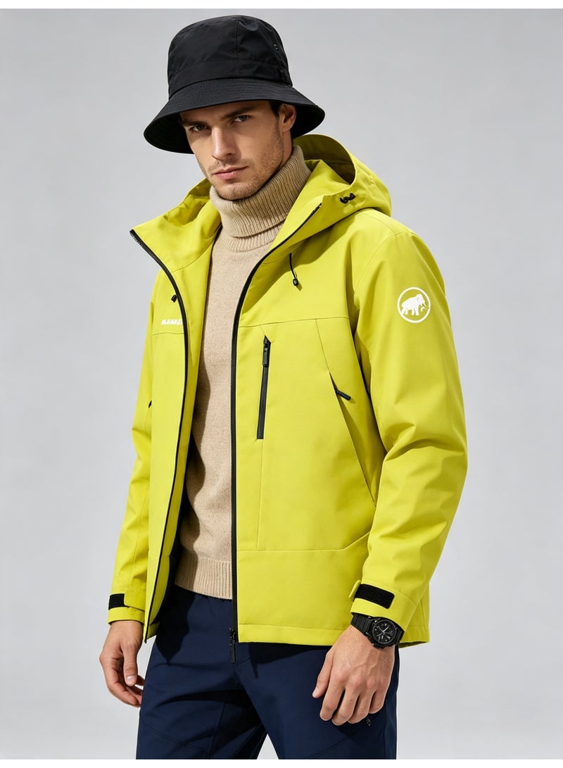 Mammut Men's and women's outdoor jacket windproof waterproof hooded mountaineering jacket - Image 3