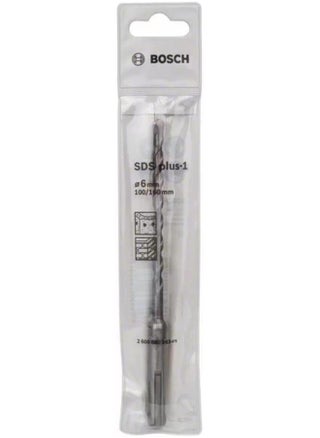 1 Piece SDS Plus Drill Bit  6 x 160mm Concrete Drill Bit,2-Cutter Tungsten Carbide Tip, Fast Dust Removal, Ideal for Masonry & Concrete - pzsku/ZD6893B545FE7FDEE3DD8Z/45/1744203469/860442c2-351a-422e-bf07-0231e8cc2f26