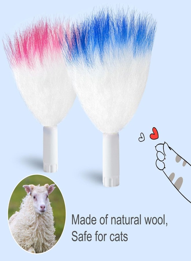 ORSDA 12 Pcs Feathers Replacement and Soft Furry Accessories ONLY Fits Cat Toys, Interactive Toys for Indoor Cats-NOT fits for Other Brand Toys - Image 4