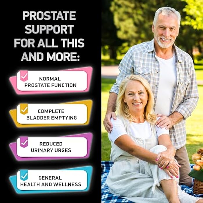 Prostate Health Supplements - Saw Palmetto for Men 320 mg, Pumpkin Seed Extract for Men's Health - 180 Prostate Supplement Tablets, 60 Serves - Image 2
