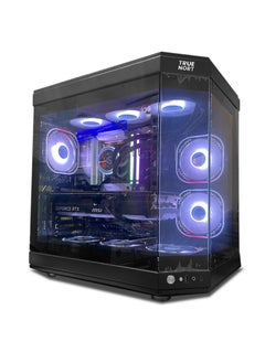 تروينورت جهاز الكمبيوتر للألعاب إكسونوفا، معالج Intel Core i5-10400F / لوحة أم H510 / بطاقة رسومات RX580S / 8GB ذاكرة وصول عشوائي / 256GB SSD + 1TB HDD / صندوق TrueNort RGB أسود / نظام Windows 11 Pro  - Image 2