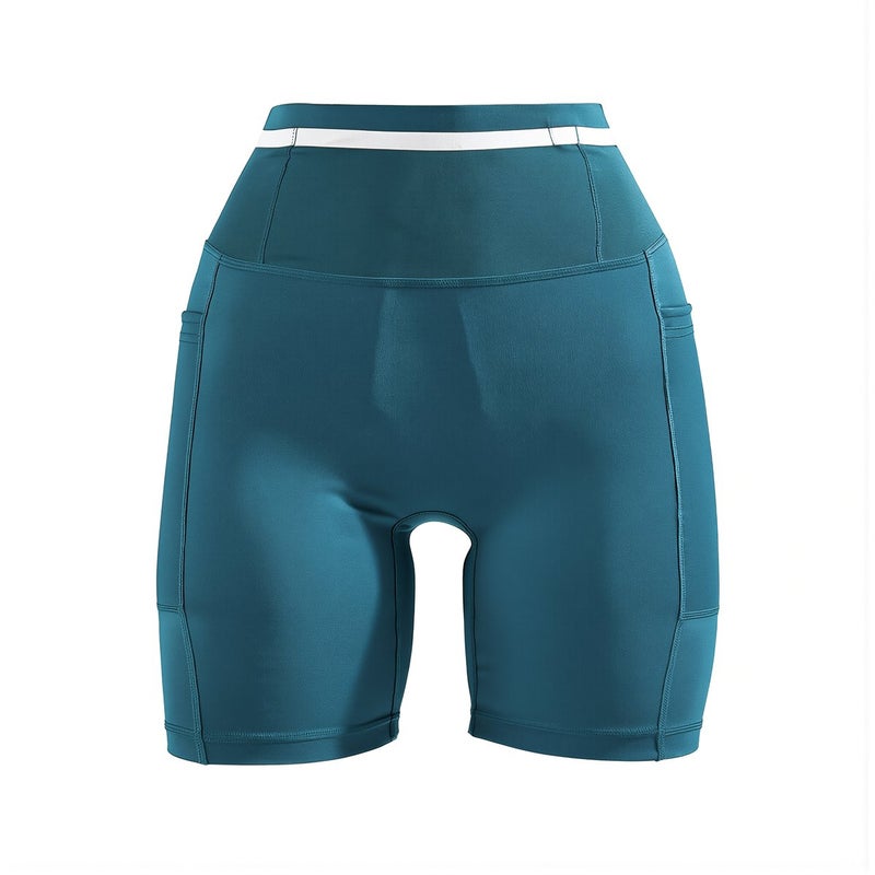 Running Shorts for Women Quick Dry Compression Workout Biker Shorts Black S - Image 1