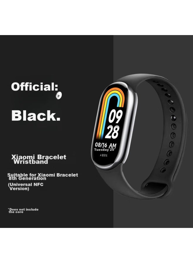 Watchbond Liquid Silicone Strap For Xiaomi Band 8/9 Nfc Version, Smart Sports Watch Band For Xiaomi Watch 8/9, Replacement Wristband For Men And Women - Image 1