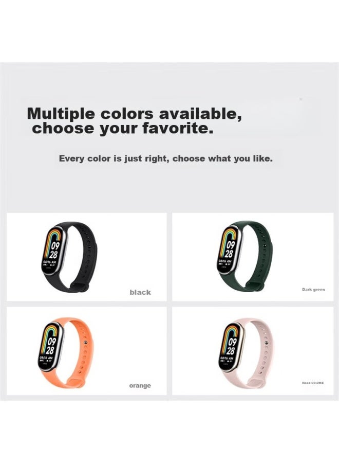 Watchbond Liquid Silicone Strap For Xiaomi Band 8/9 Nfc Version, Smart Sports Watch Band For Xiaomi Watch 8/9, Replacement Wristband For Men And Women - Image 4