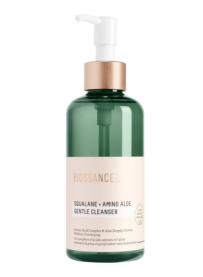 BIOSSANCE Biossance Squalane + Amino Aloe Gentle Cleanser. Foaming Gel Face Wash to Deeply Clean Pores and Remove Makeup. Hydrating, Non-Stripping Formula (6.76 fl oz) - Image 1