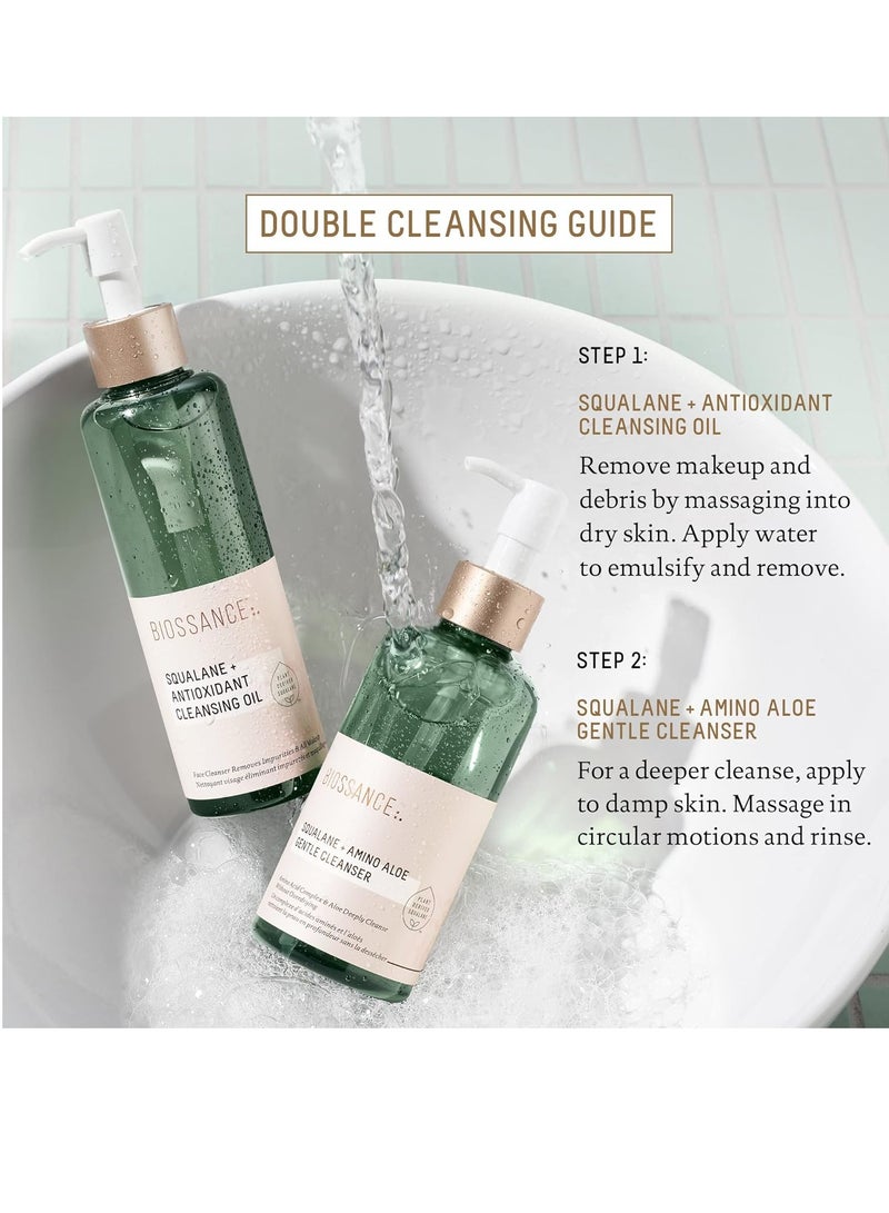 BIOSSANCE Biossance Squalane + Amino Aloe Gentle Cleanser. Foaming Gel Face Wash to Deeply Clean Pores and Remove Makeup. Hydrating, Non-Stripping Formula (6.76 fl oz) - Image 3